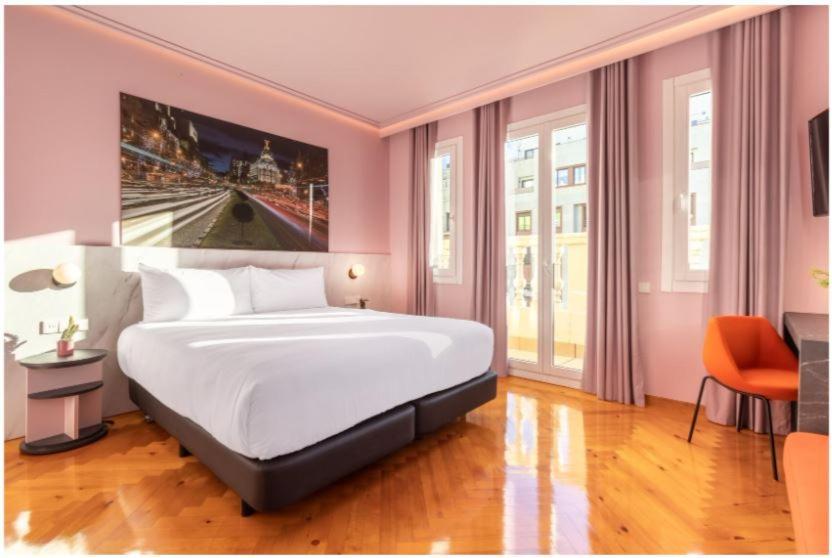 Ikonik Gran Via Hotell Madrid Exteriör bild